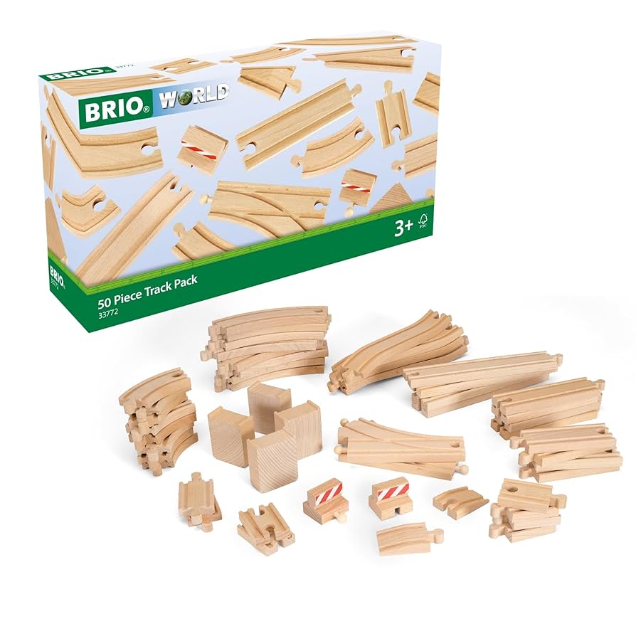 Amazon | BRIO 50ピース追加レールセット 33772 | レール | おもちゃ